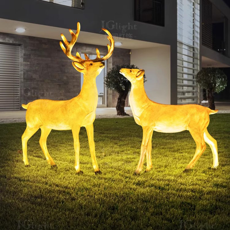 Unique Lighting Decor - Street Animals Lighting Landscaping Trendy Statue