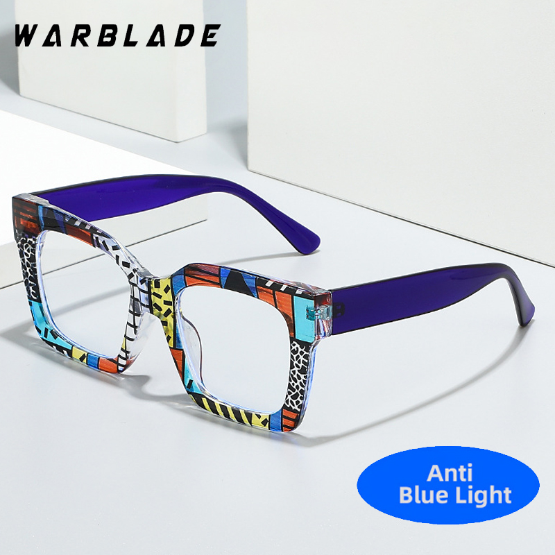 Unique Lighting Decor - 2026 Colorful Women's Square Anti Blue