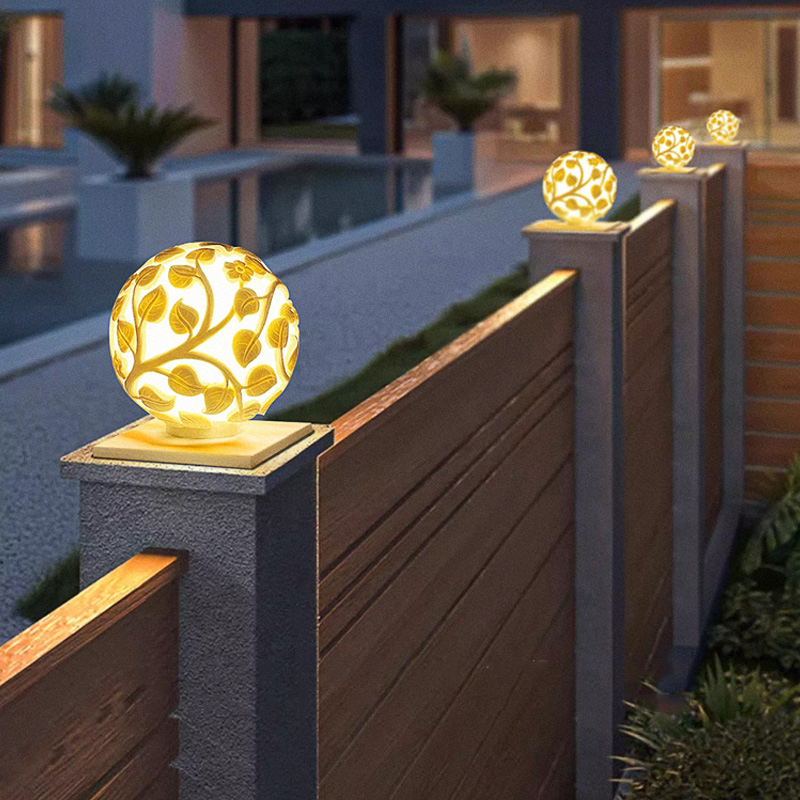 Lighting Decoration Outdoor - Outdoor column lights solar LED column