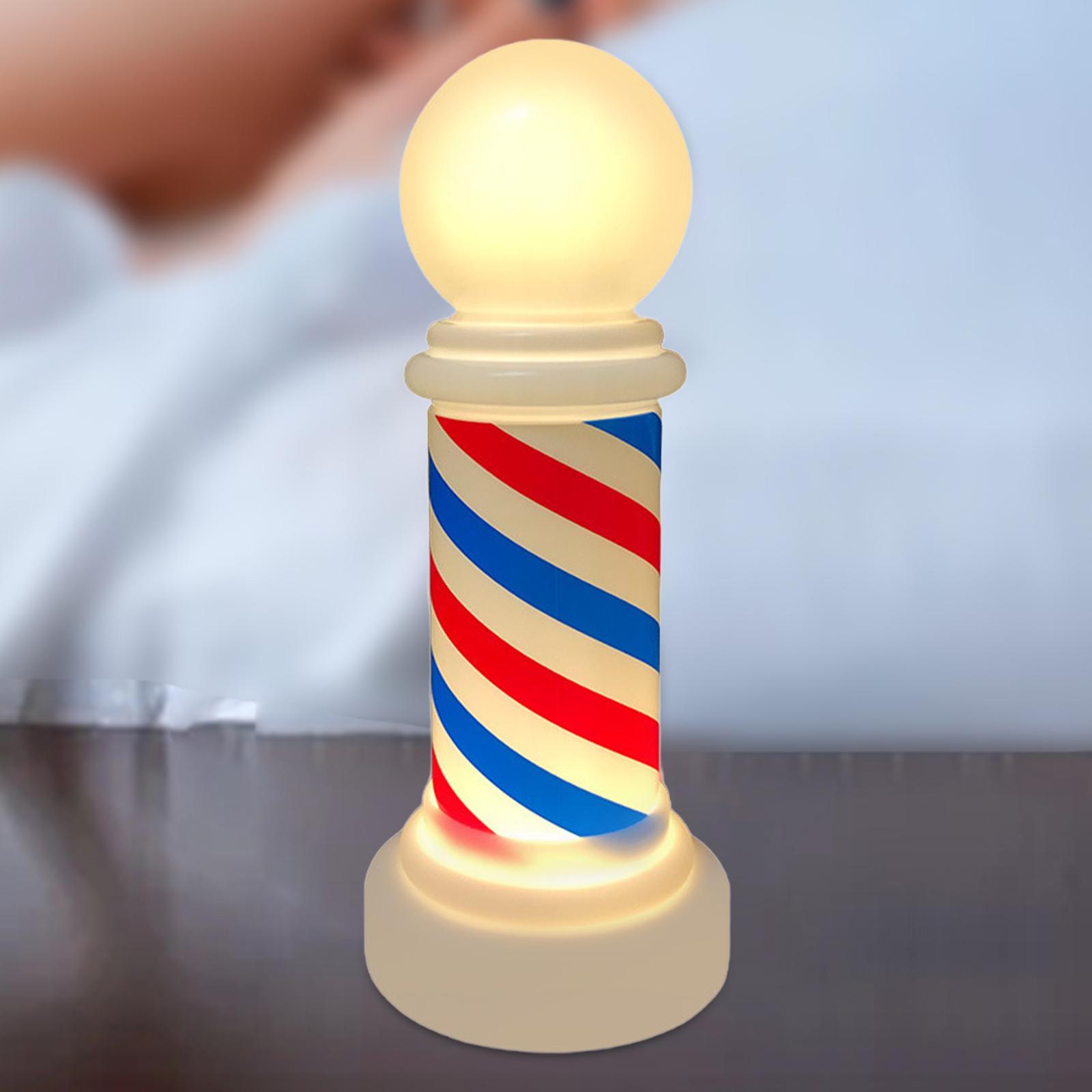 Decor Lighting Solution - Barber Sign Rotating LED Lamp Modern
