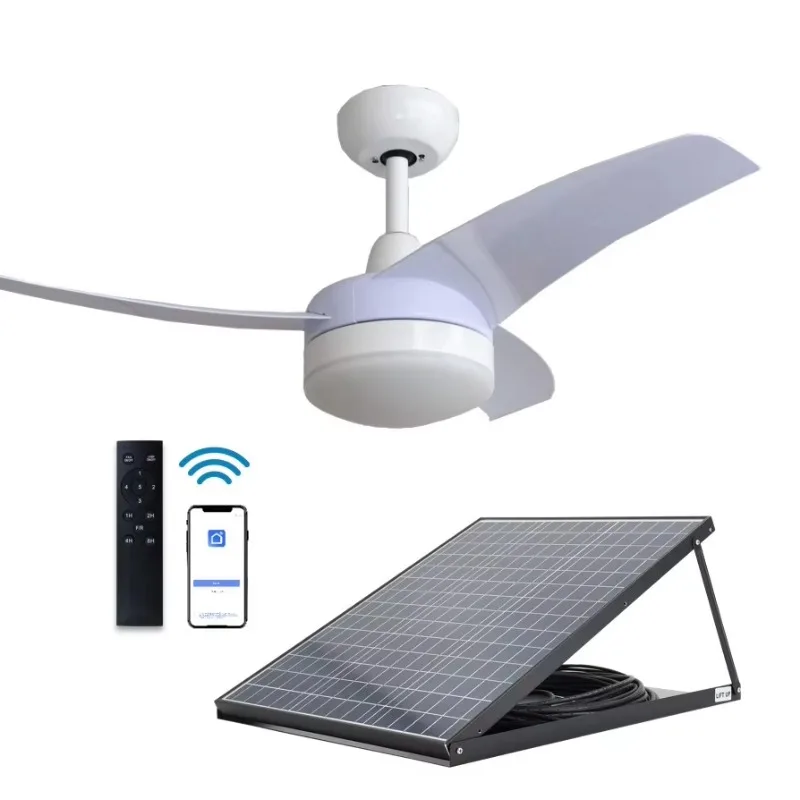 Homestead Lighting & Decor Oconomowoc - 42'' Solar Ceiling Fan with LED