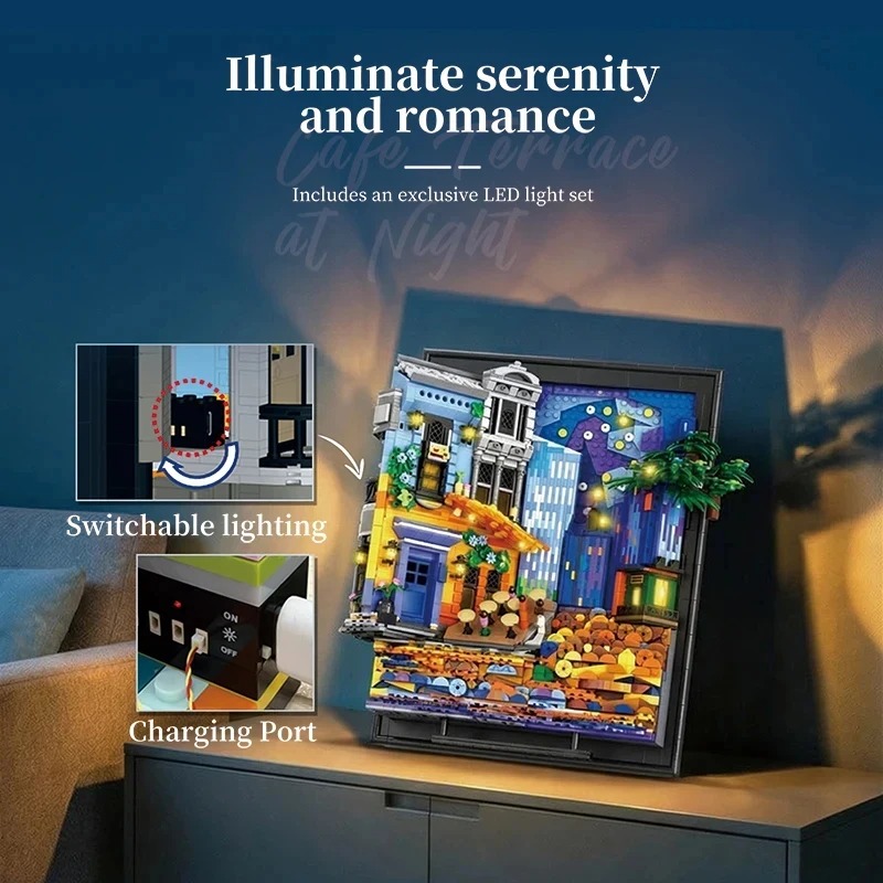 Lighting Home Decor Ideas - Night Sky Cafe Picture Frame 2678PCS
