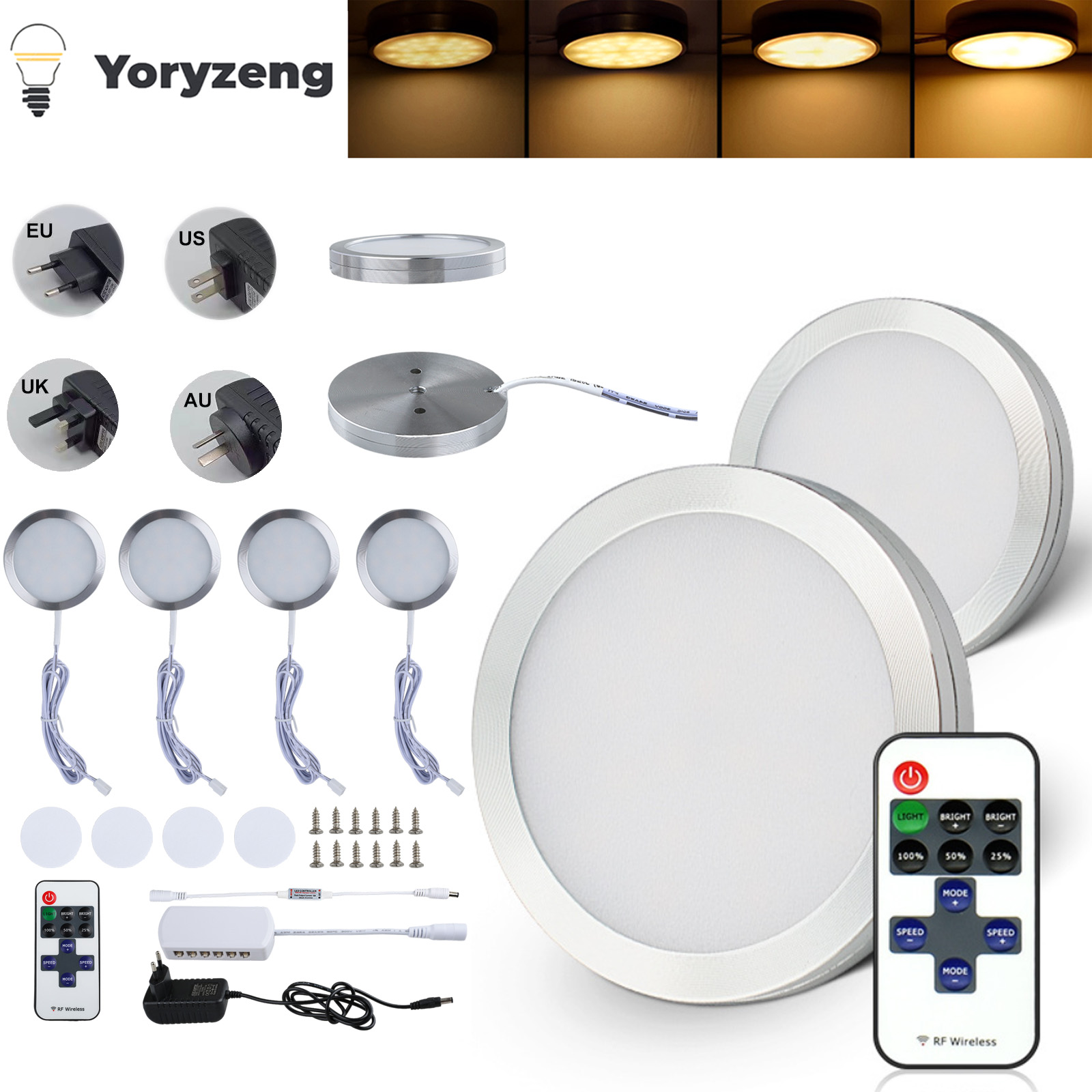 Kitchen Decor Lighting - Under Cabinet LED Night Lights Display