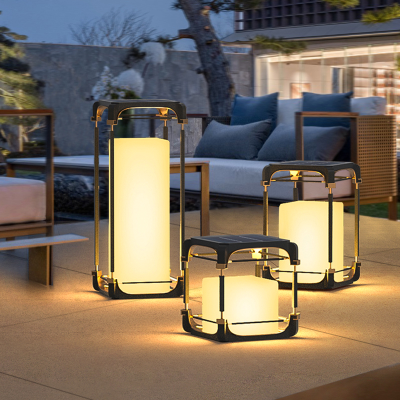 Lighting Decoration Outdoor - Luminous floor lamp courtyard solar LED