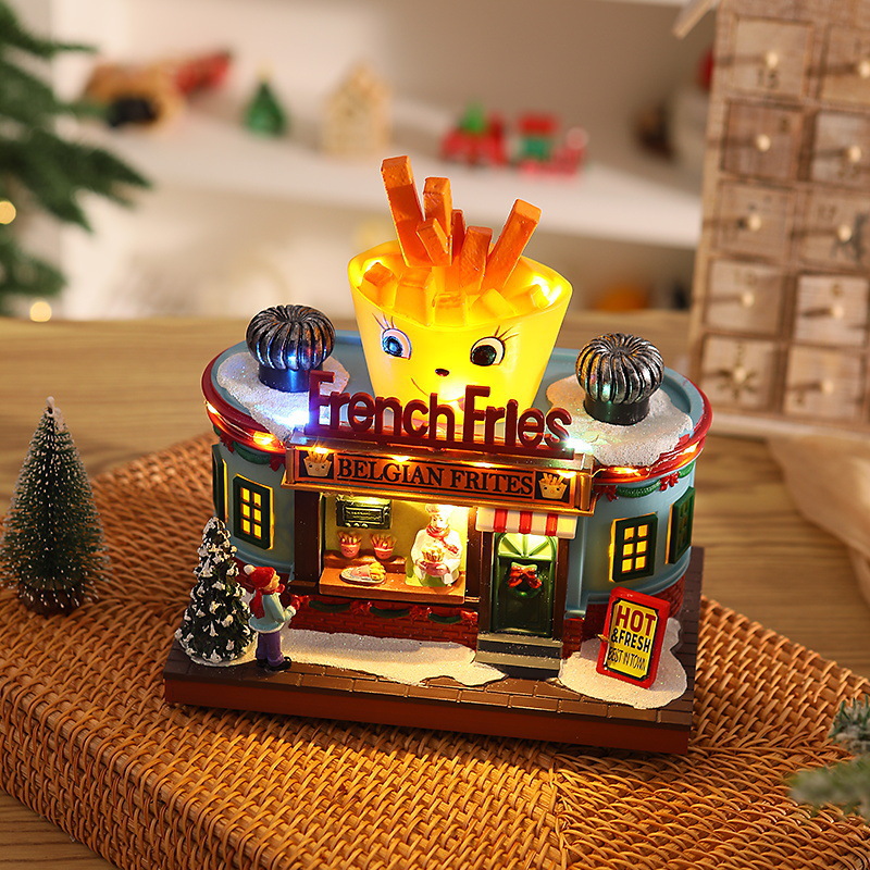 Lighting Home Decor Ideas - Christmas Light Up Music Box Decor