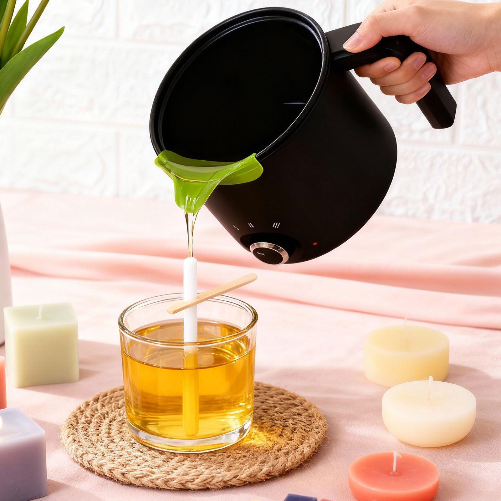 Wax Melter Electric - Candle Wax Melter 1.5L Electric Heat-Resistant