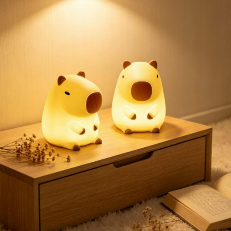 Decor Lighting Sales - Cute Pet Capybara Night Light Cartoon