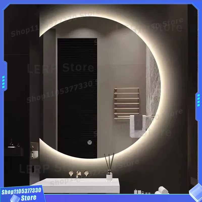 Modern LED Wall Mirror Semicir - Decor Lighting Solution 评论和价格