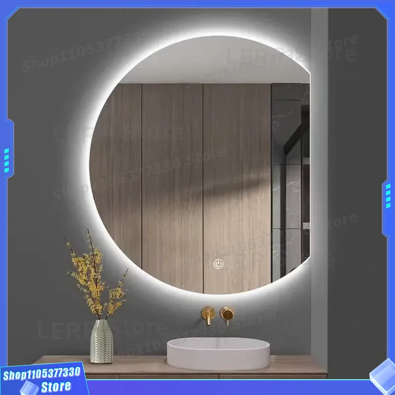 Modern LED Wall Mirror Semicir - Decor Lighting Solution 评论和价格