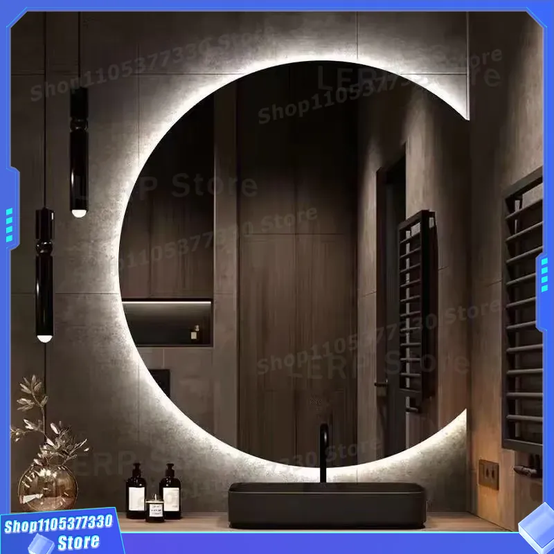 Modern LED Wall Mirror Semicir - Decor Lighting Solution 评论和价格