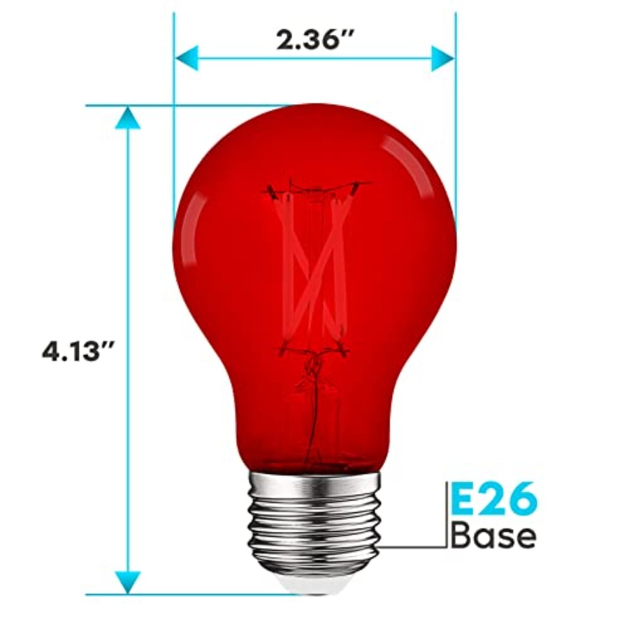 A19 Edison LED Light Bulbs, 4. - Lighting Decoration Outdoor 评论和价格