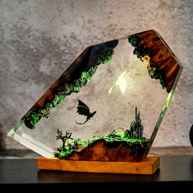 Creative Resin Night Light Bed - Decor Lighting Sales 评论和价格
