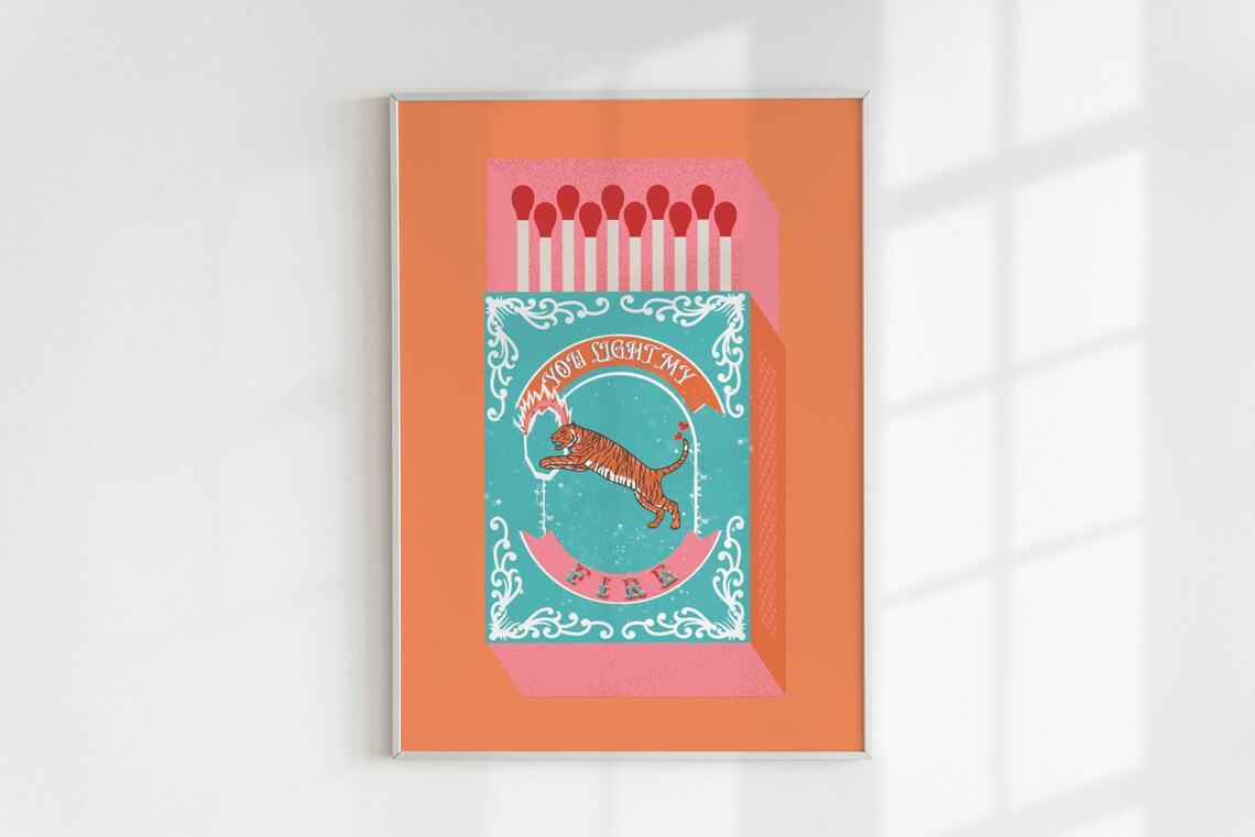 You Light My Fire Orange Match - Kitchen Decor Lighting 评论和价格