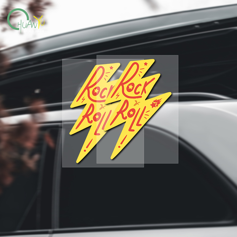 Rock Lightning Car Sticker Mus - Unique Lighting Decor 评论和价格