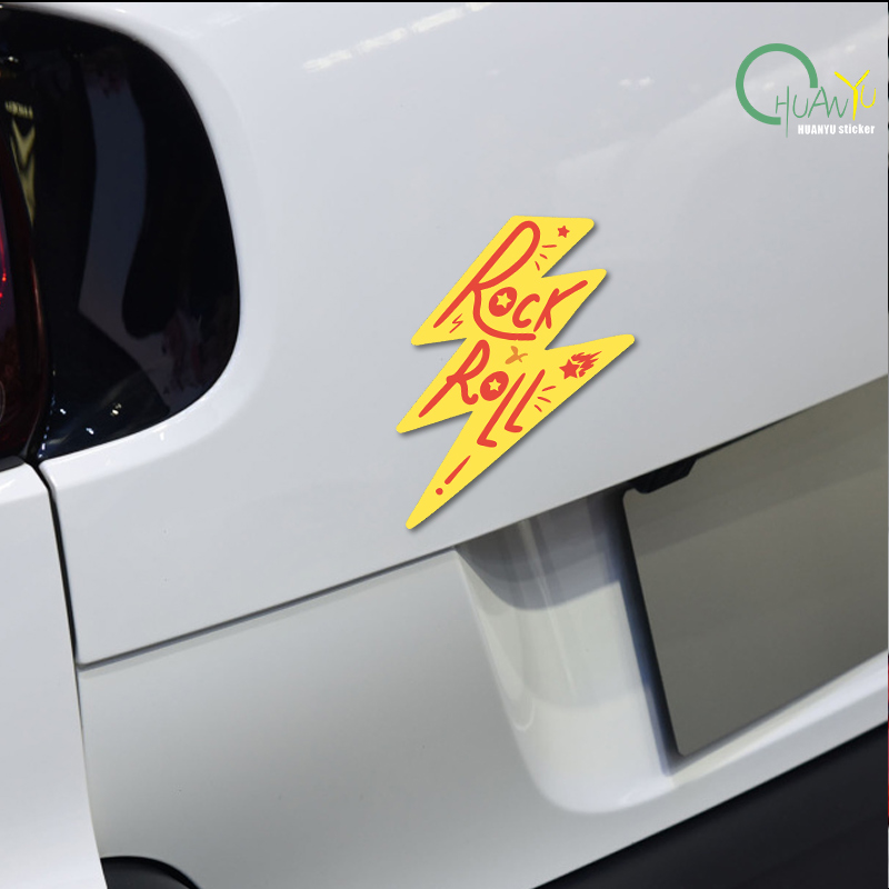Rock Lightning Car Sticker Mus - Unique Lighting Decor 评论和价格