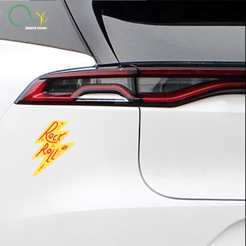 Rock Lightning Car Sticker Mus - Unique Lighting Decor 评论和价格