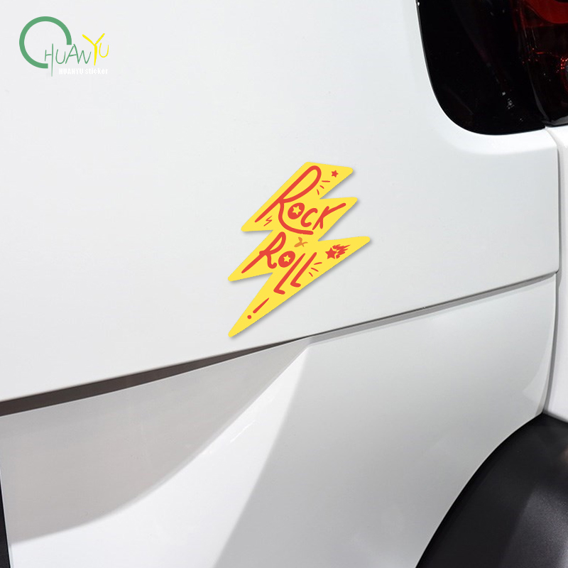 Rock Lightning Car Sticker Mus - Unique Lighting Decor 评论和价格