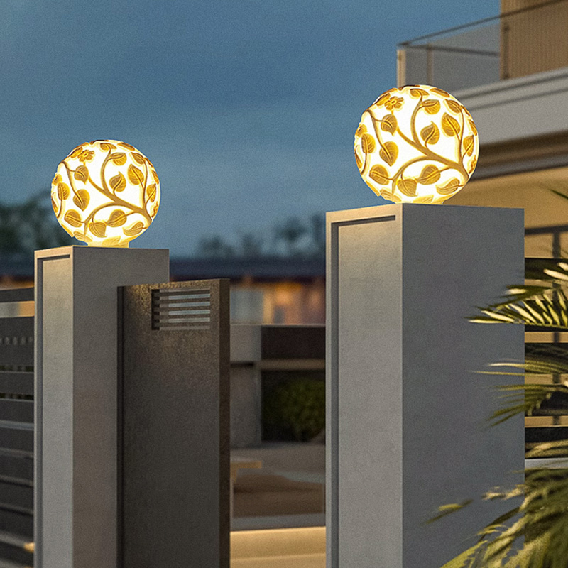 Outdoor column lights solar LE - Lighting Decoration Outdoor 评论和价格