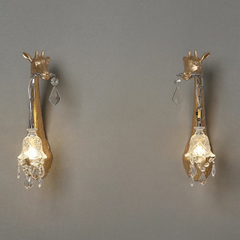 Resin Giraffe Led Wall Lamp fo - Decor Lighting Sales 评论和价格