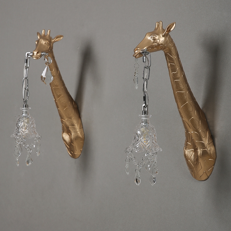 Resin Giraffe Led Wall Lamp fo - Decor Lighting Sales 评论和价格