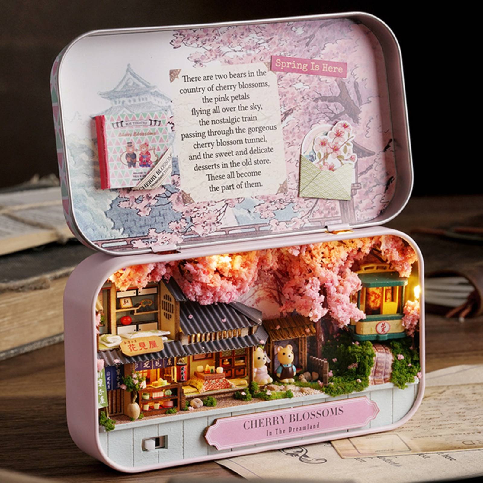 Box Theater Model Gift Idea DI - Lighting Home Decor Ideas 评论和价格