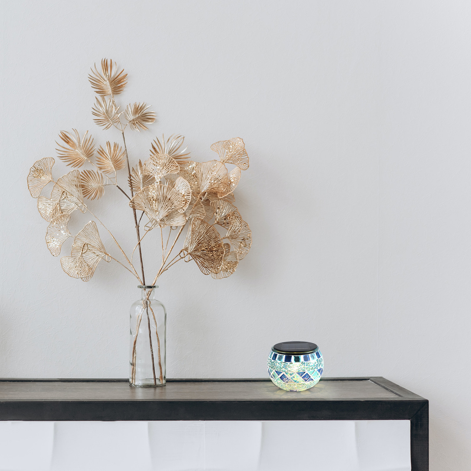 Mosaic Light Solar Glass Decor - Decor Lighting Solution 评论和价格