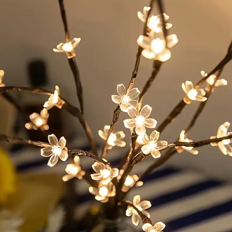 1/2PC 20LED Cherry Blossom Tre - Lighting Decoration Outdoor 评论和价格