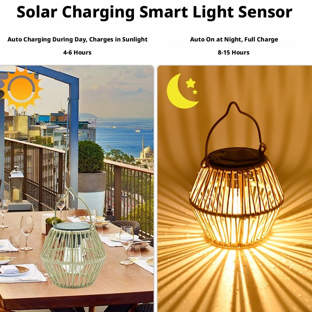 IP65 Waterproof Solar Rattan L - Lighting Decoration Outdoor 评论和价格