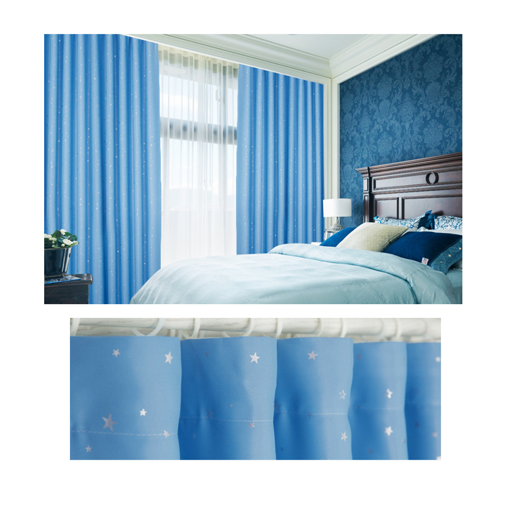 100x135cm Sky Blue Blackout Wi - Kitchen Decor Lighting 评论和价格