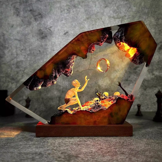 Resin Lamp Unique Room Decorat - Unique Lighting Decor 评论和价格