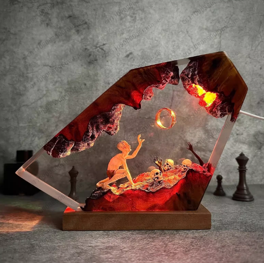 Resin Lamp Unique Room Decorat - Unique Lighting Decor 评论和价格