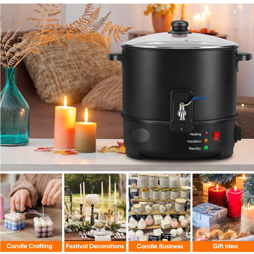6L Small  Wax Melter Paraffin  - Wax Melter Electric 评论和价格