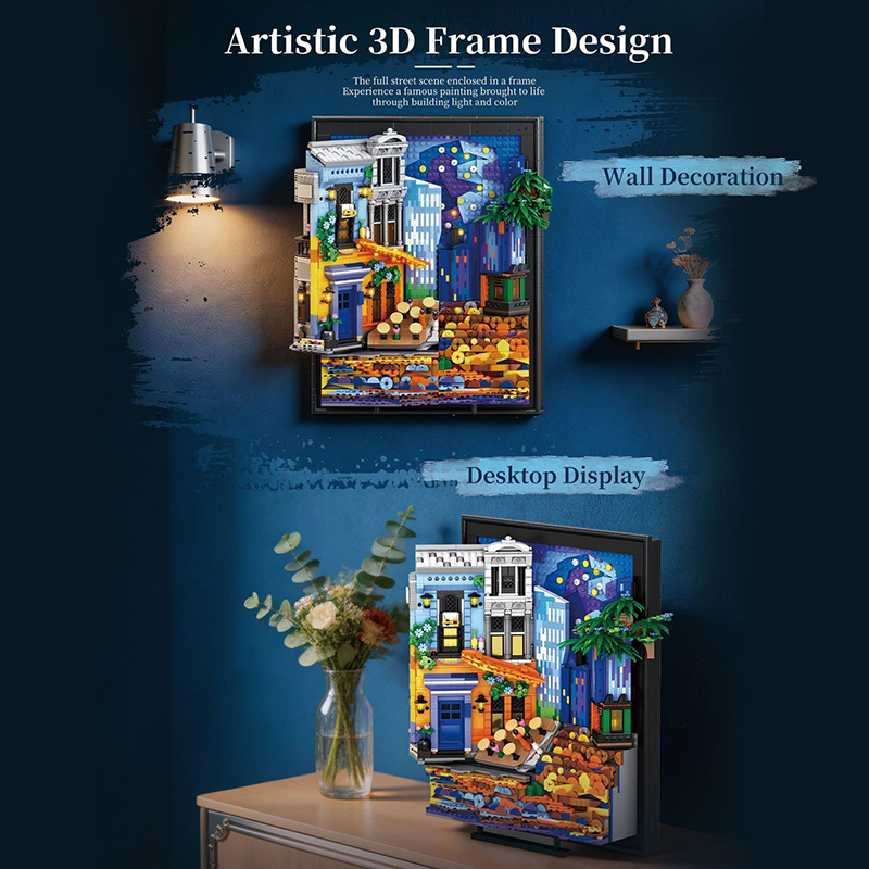 Night Sky Cafe Picture Frame B - Lighting Home Decor Ideas 评论和价格