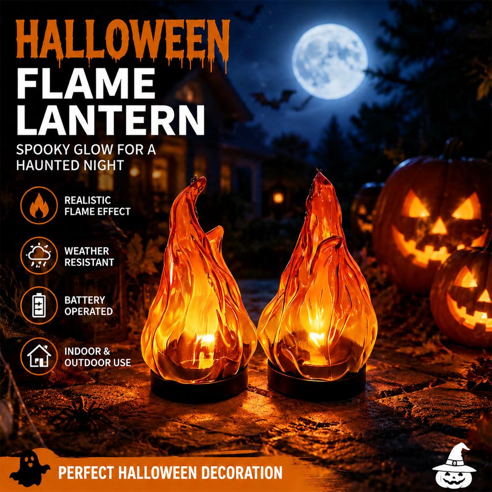 Solar Flame Hanging Lantern Li - Lighting Decoration Outdoor 评论和价格