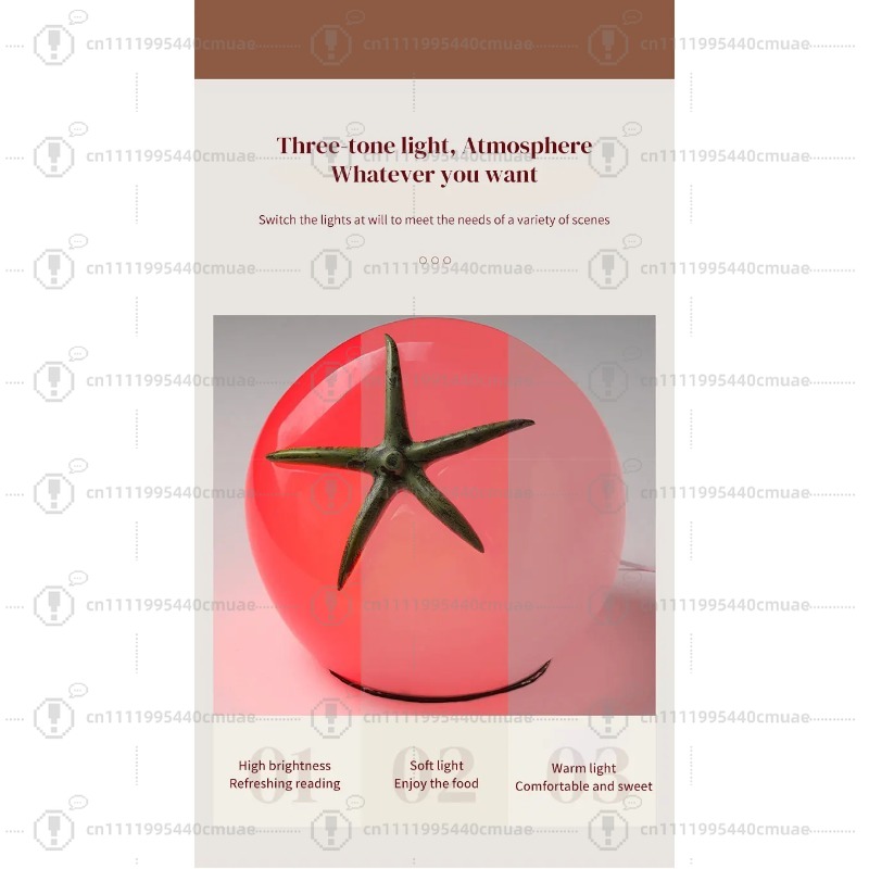 New listing AC plug fruit tabl - Unique Lighting Decor 评论和价格