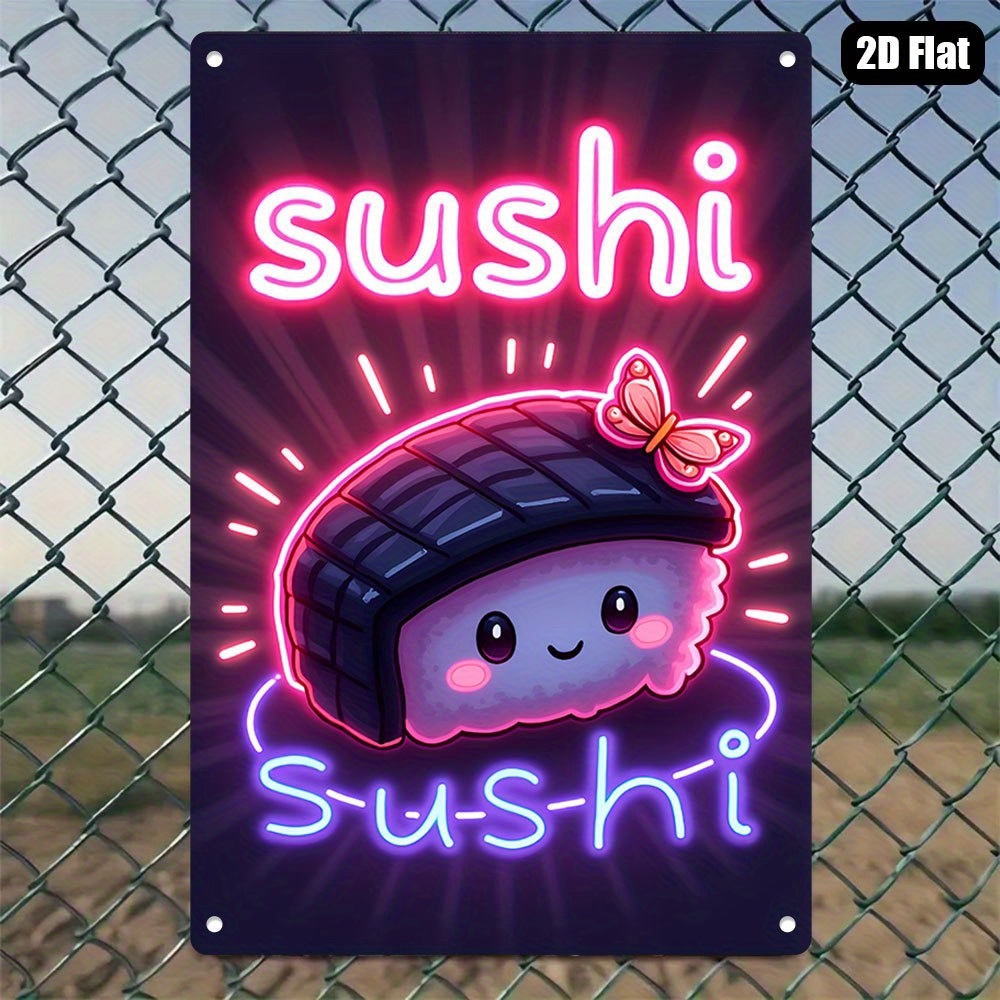 Vintage Metal Tin Sign, Neon‑S - Kitchen Decor Lighting 评论和价格
